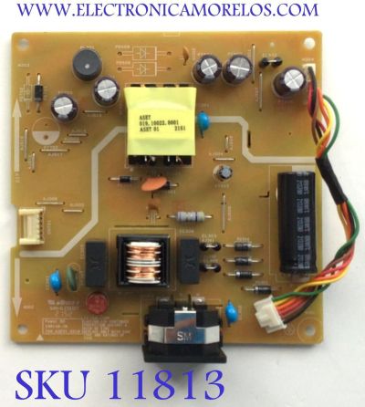 FUENTE PARA MONITOR LG / NUMERO DE PARTE 755.A3F03.0007 / 748.A3E01.001M / 38517412 / K211P031BB / NUMERO DE PANEL LM238WF2 (SS)(R2) / MODELO S2421HT